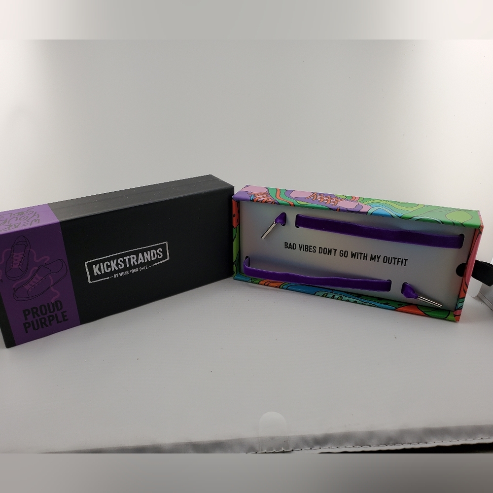 Kickstrands Proud Purple Velvet Laces